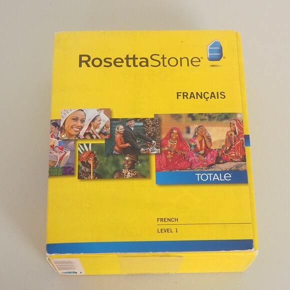 Rosetta Stone French Francais Level 1 Version 4 Learn Language With Headphones - Picture 1 of 16